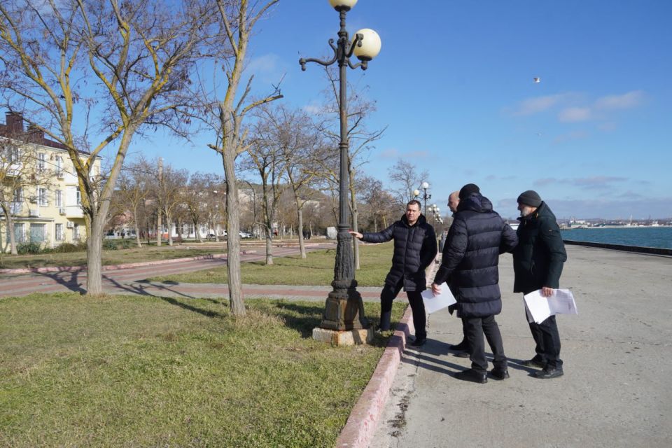 Олег Каторгин: Сделаны первые шаги в реализации поручения Главы Крыма Сергея Аксёнова о назначении единого подрядчика для выполнения берегоукрепительных работ на городской набережной Олег Каторгин: Сделаны первые шаги в реализации поручения Главы Крыма Сергея Аксёнова о назначении единого подрядчика для выполнения берегоукрепительных работ на городской набережной