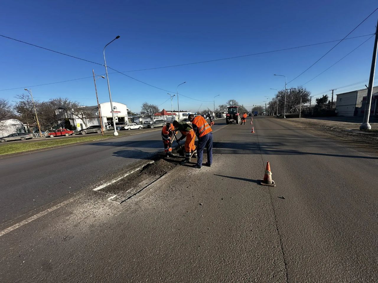 Ликвидация аварийной ямочности — в приоритетном режиме Ликвидация аварийной ямочности — в приоритетном режиме