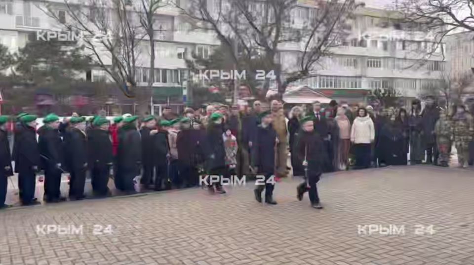 В Евпатории прошла церемония в честь 37-летия со дня вывода советских войск из Афганистана