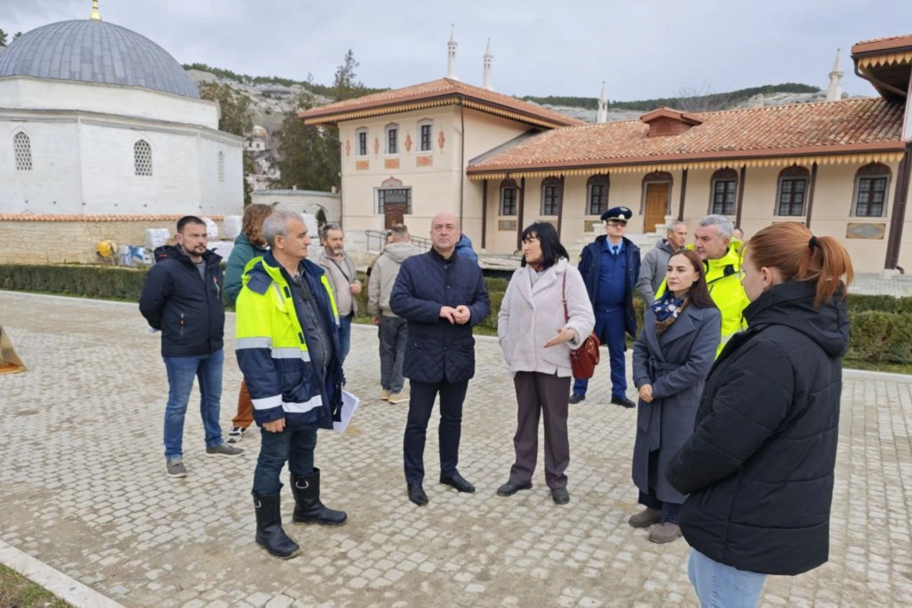 В Ханском дворце на 4 объектах продолжаются ремонтно-реставрационные мероприятия