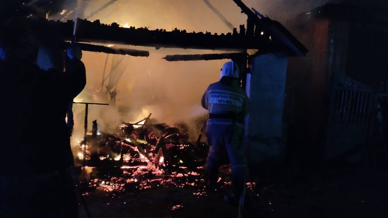 Ликвидация пожара в Бахчисарайском районе Ликвидация пожара в Бахчисарайском районе