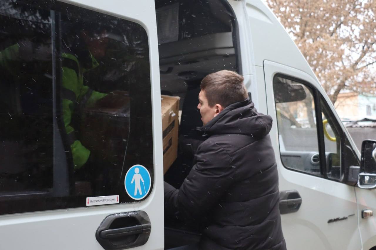 Очередная партия гуманитарного груза отправлена на Херсонское направление Очередная партия гуманитарного груза отправлена на Херсонское направление