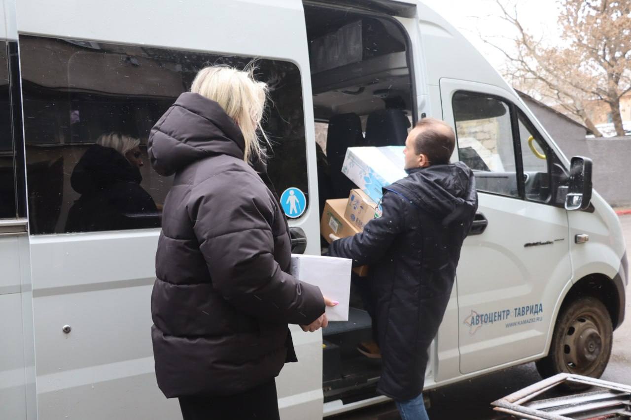 Очередная партия гуманитарного груза отправлена на Херсонское направление Очередная партия гуманитарного груза отправлена на Херсонское направление