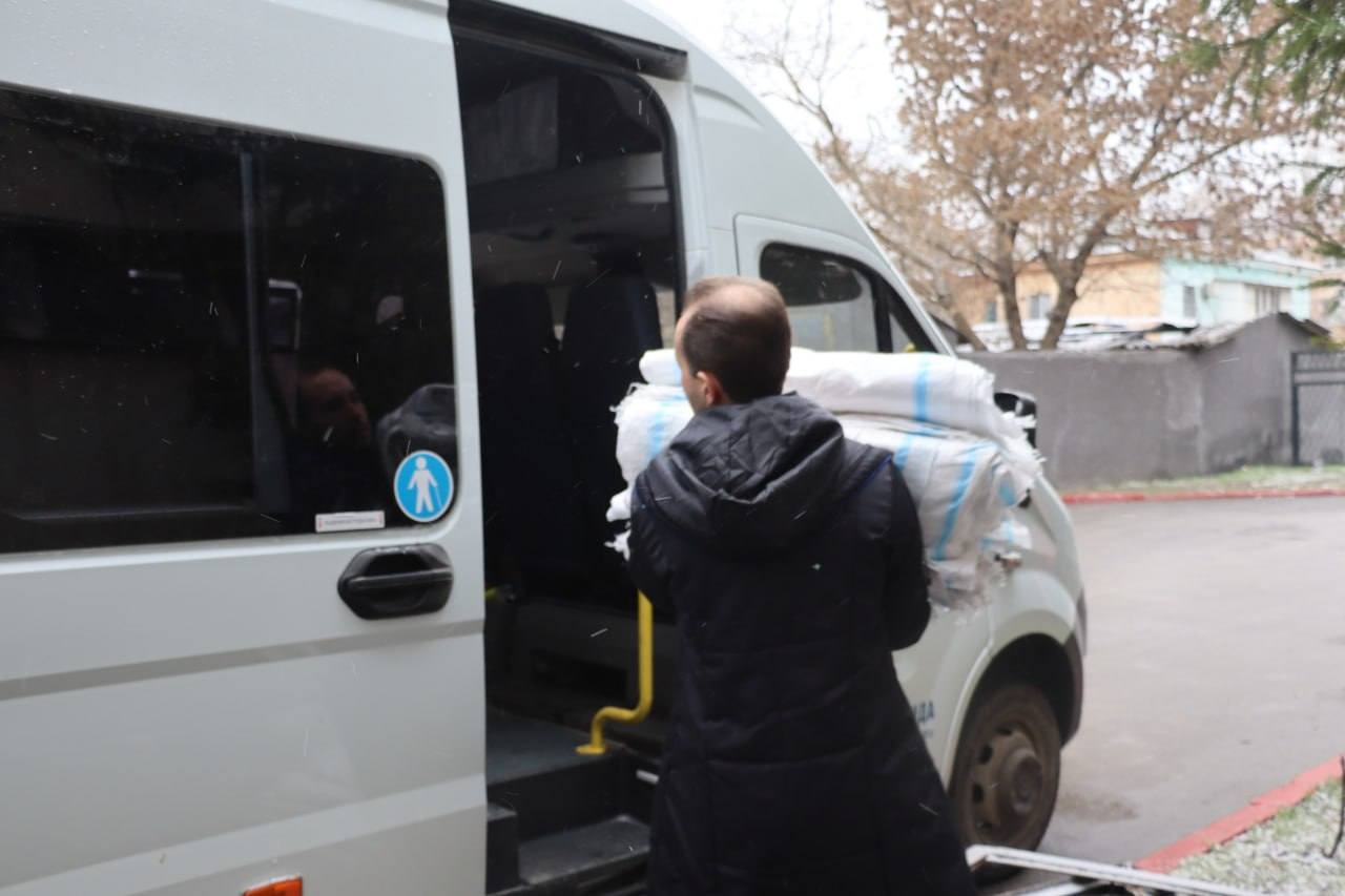 Очередная партия гуманитарного груза отправлена на Херсонское направление Очередная партия гуманитарного груза отправлена на Херсонское направление