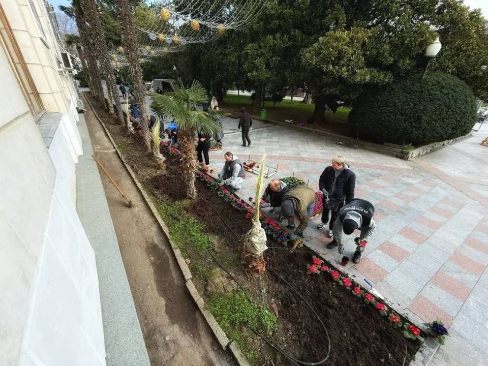 Янина Павленко: Весенняя высадка цветов на старте – «Зеленстрой» вместе с активистами по доброй и прекрасной традиции в канун 8 марта создают на наших улочках живые открытки Янина Павленко: Весенняя высадка цветов на старте – «Зеленстрой» вместе с активистами по доброй и прекрасной традиции в канун 8 марта создают на наших улочках живые открытки