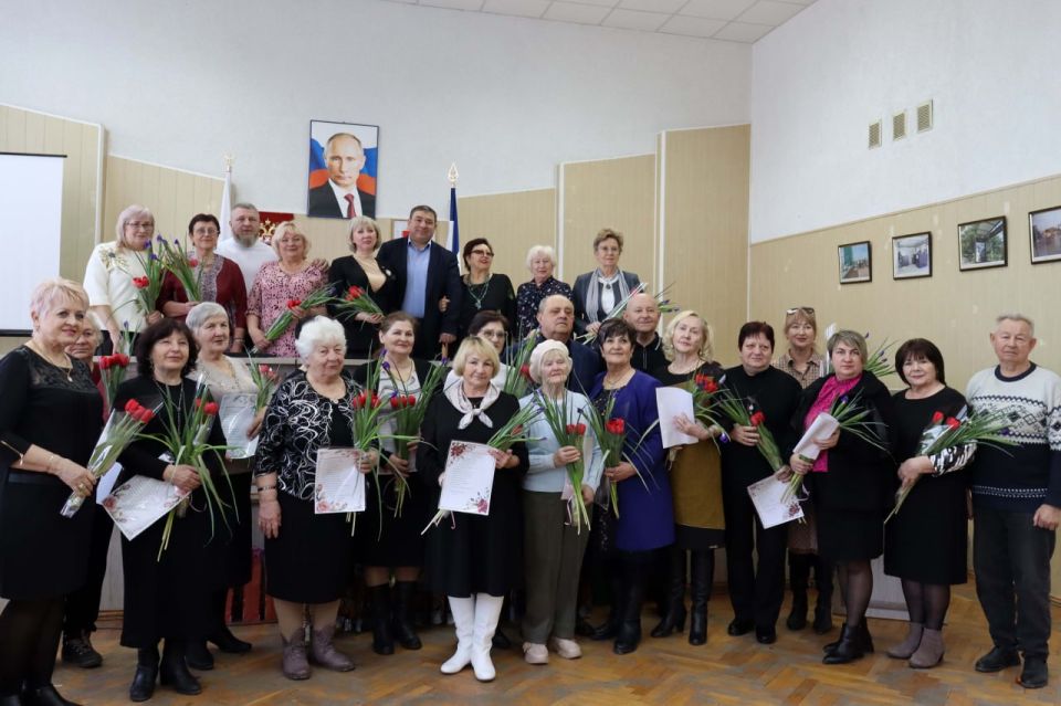 Вячеслав Вайсбейн: Принял участие в заседании Совета ветеранов Симферопольского района, приуроченном к празднованию Международного женского дня