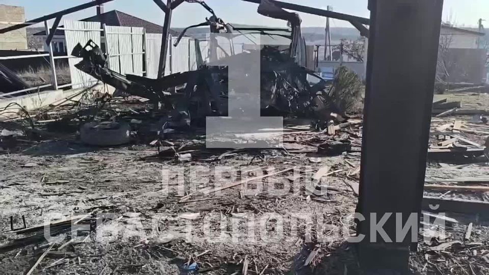 Последствия атаки террористов ВСУ на Севастополь