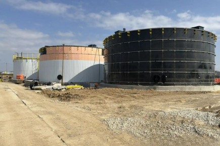 В пгт Николаевка продолжается реконструкция канализационно-очистных сооружений