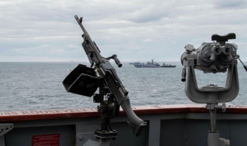 В Черном море начались учения НАТО "Морской щит"