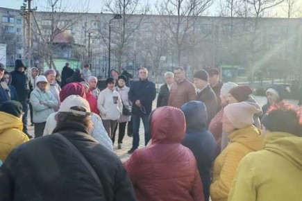 Состоялось очередное собрание с председателями и жителями многоквартирных домов