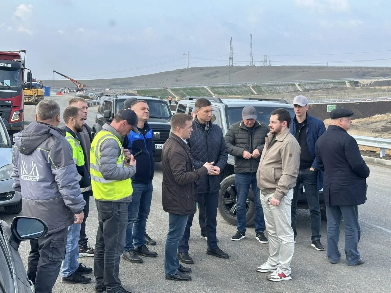 Готовность первого этапа дороги к Судаку превысила 78% Готовность первого этапа дороги к Судаку превысила 78%