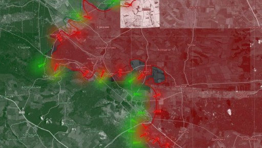 «На Лиманском направлении в течение первой половины марта российские войска захватили значительную часть Яровой и Дробышево, закрепившись в застройке сёл