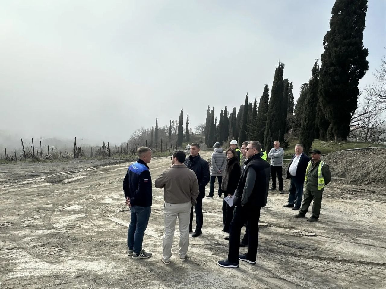 Продолжаем осмотр строящихся объектов на ЮБК Продолжаем осмотр строящихся объектов на ЮБК