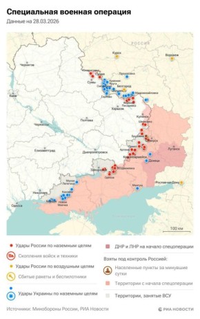 Актуальная обстановка в зоне СВО