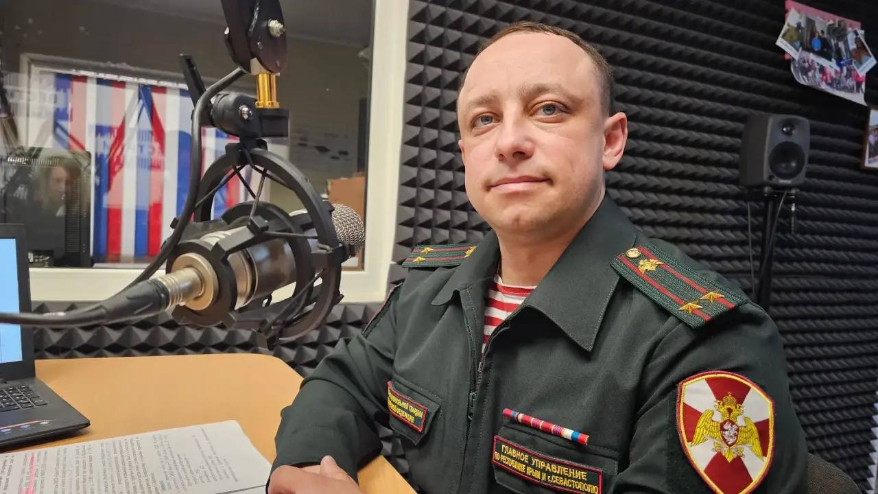 Представители Росгвардии стали гостями программы на ГТРК «Вести ФМ Севастополь» Представители Росгвардии стали гостями программы на ГТРК «Вести ФМ Севастополь»