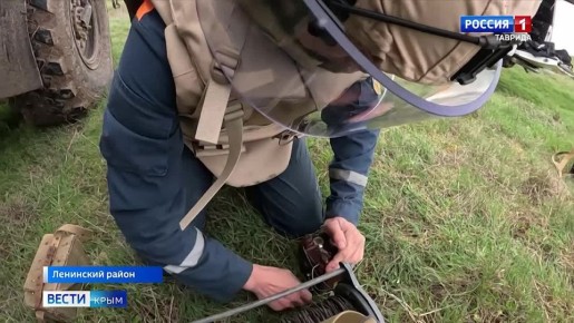 В Ленинском районе сапёры уничтожили фугасную авиабомбу времён Великой Отечественной войны