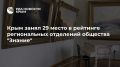 Крым занял 29 место в рейтинге региональных отделений общества "Знание"