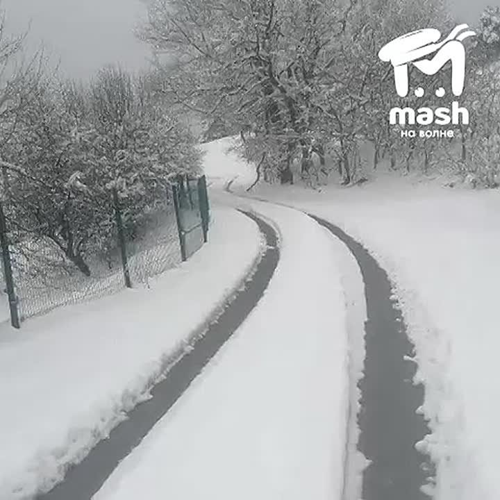 МЧС объявило штормовое предупреждение и просит не ездить на Ай-Петри