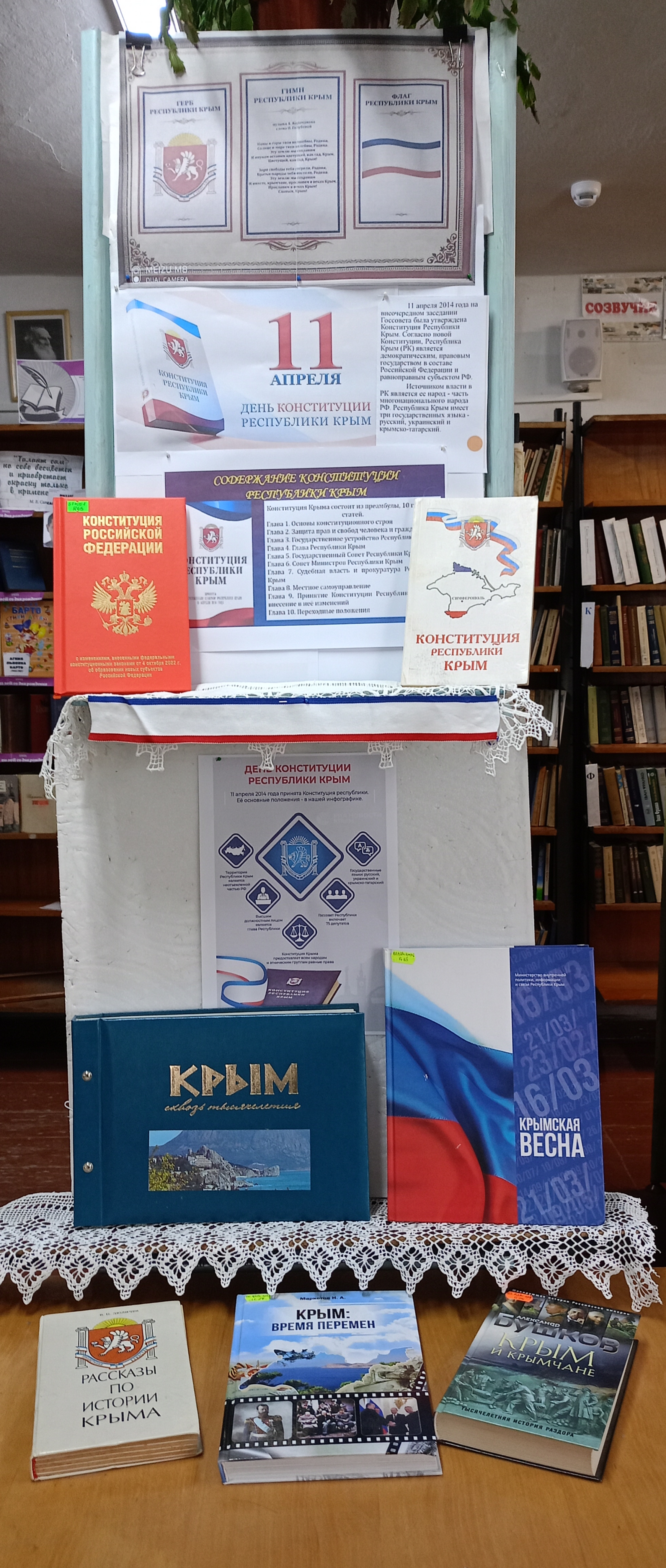 Правовая грамотность в библиотеках Белогорского района ко Дню Конституции Республики Крым Правовая грамотность в библиотеках Белогорского района ко Дню Конституции Республики Крым