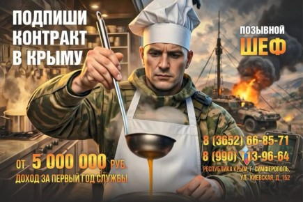 Крымчане могут поступить на военную службу по контракту.