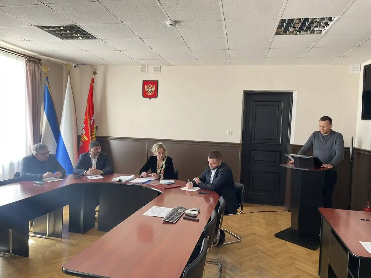 Кирилл Чебышев: Принял участие во внеочередной сессии Судакского городского совета, которая прошла под руководством Дарьи Дейнеко