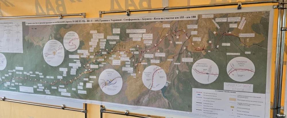 Дорогу в обход Алушты строят с опережением Дорогу в обход Алушты строят с опережением