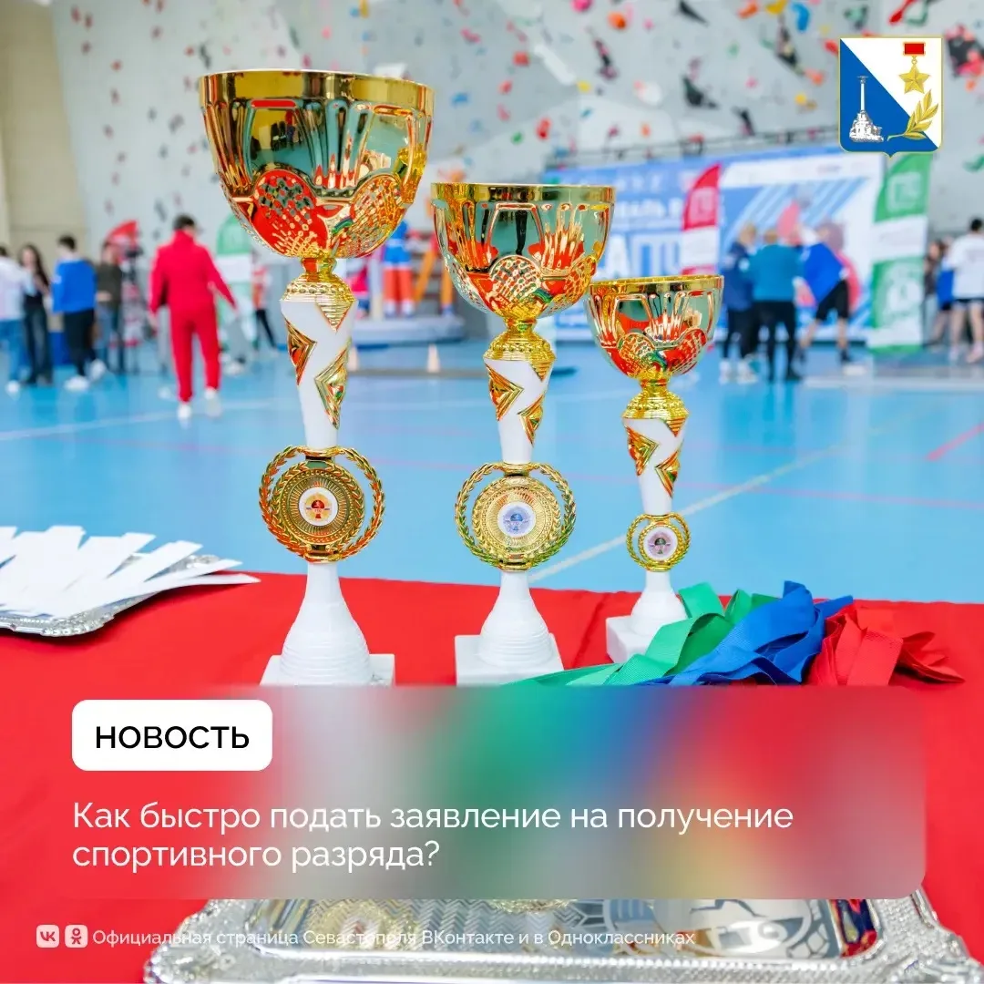Севастопольские спортсмены оформляют разряды на Госуслугах
