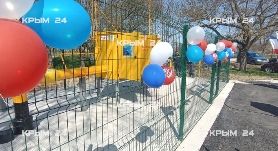 В Нижнегорском районе торжественно запустили газ В Нижнегорском районе торжественно запустили газ