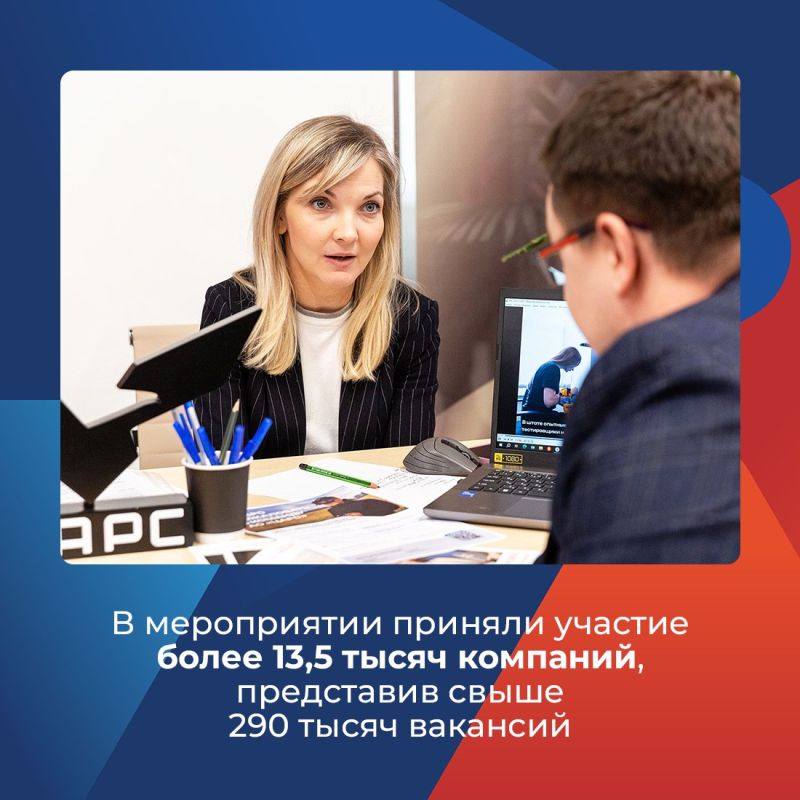 Сегодня по всей стране прошёл региональный этап Всероссийской ярмарки трудоустройства «Работа России. Время возможностей» Сегодня по всей стране прошёл региональный этап Всероссийской ярмарки трудоустройства «Работа России. Время возможностей»