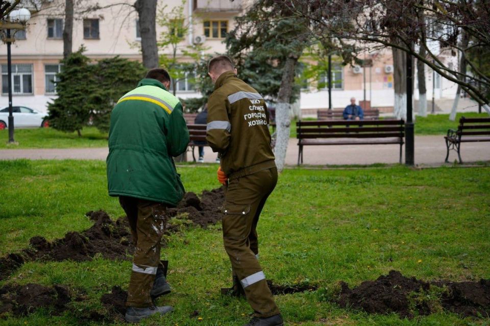 В сквере Дубинина стартовали работы по установке системы автополива В сквере Дубинина стартовали работы по установке системы автополива