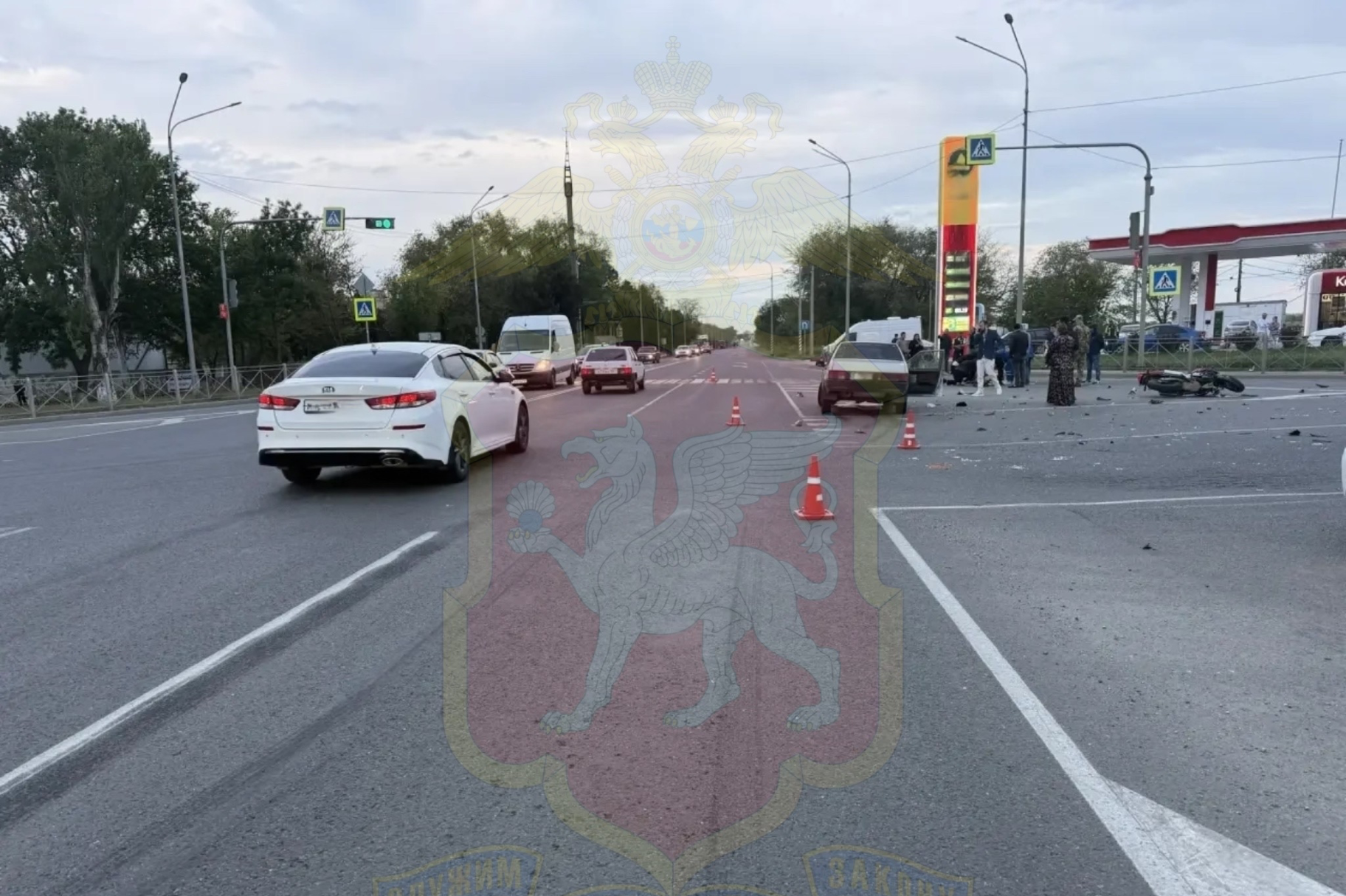 Сотрудники Джанкойской полиции проводят проверку по факту ДТП, в котором погиб водитель мотоцикла