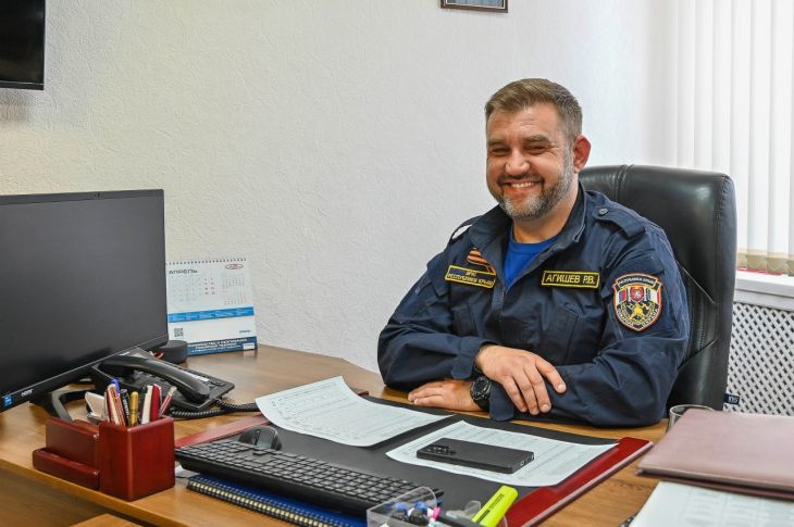 Начальник ГКУ РК «Пожарная охрана Республики Крым» Рамиль Агишев уверен, что его профессия самая суеверная