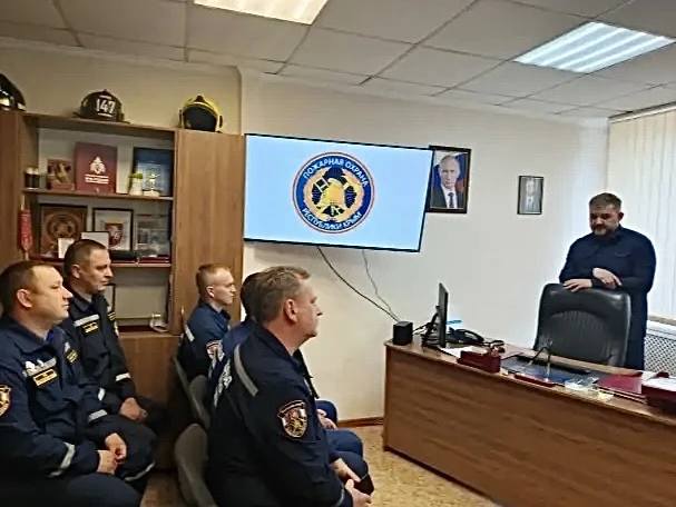 Сегодня в подведомственном учреждении МЧС Республики Крым ГКУ РК "Пожарная охрана Республики Крым" состаялось награждение по итогам конкурсов проведенных в этому году ко Дню пожарной охраны России