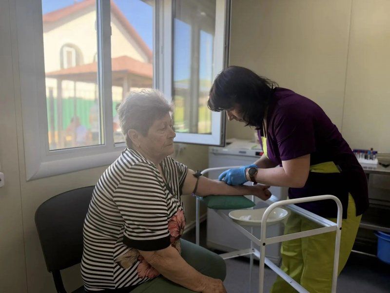 Жители села Гончарное проверили свое здоровье