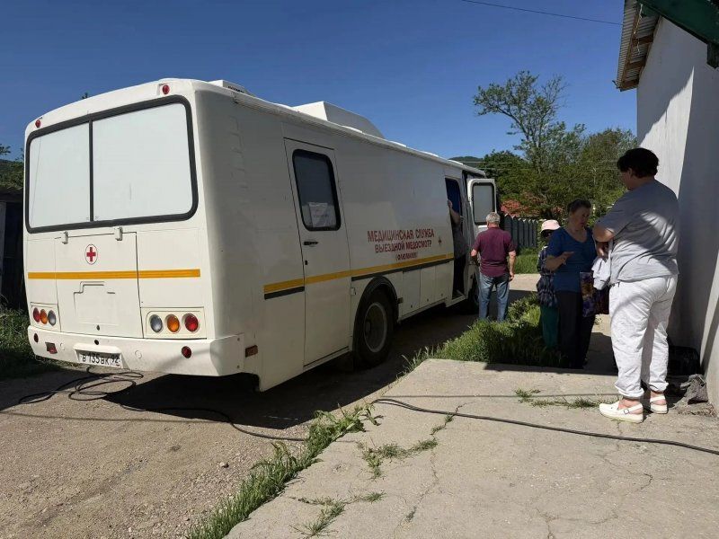 Жители села Гончарное проверили свое здоровье Жители села Гончарное проверили свое здоровье