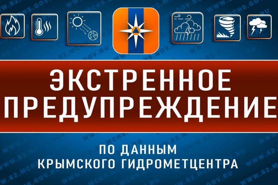Экстренное предупреждение об опасных гидрометеорологических явлениях