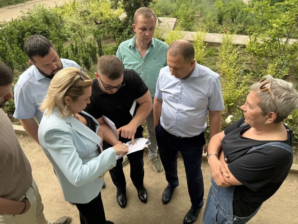 Янина Павленко: По многочисленным обращениям граждан выехали в сквер Шевченко