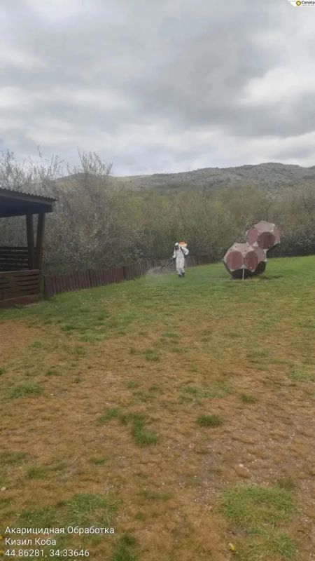 В Крыму экскурсионные экологические маршруты обрабатывают от клещей В Крыму экскурсионные экологические маршруты обрабатывают от клещей