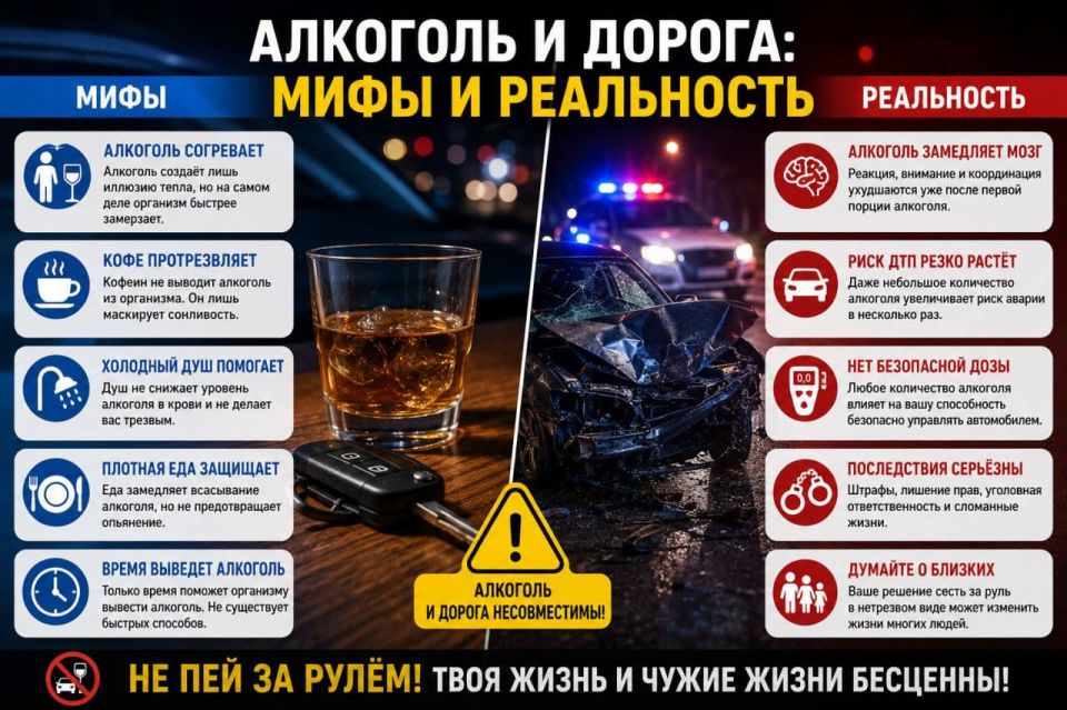 Алкоголь и дорога: мифы и реальность
