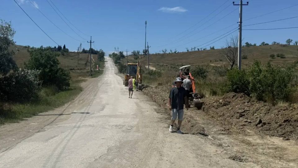 Кирилл Чебышев: В муниципальном округе Судак начались работы по капитальному ремонту автомобильной дороги Солнечная Долина – Прибрежное