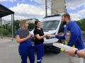 Волонтёры поздравили крымских медиков