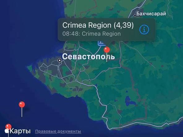 За сутки у берегов Севастополя зафиксировали 19 землетрясений