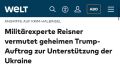 WELT: эксперт заявил о тайном поручении Трампа американским IT-корпорациям по поддержке Украины