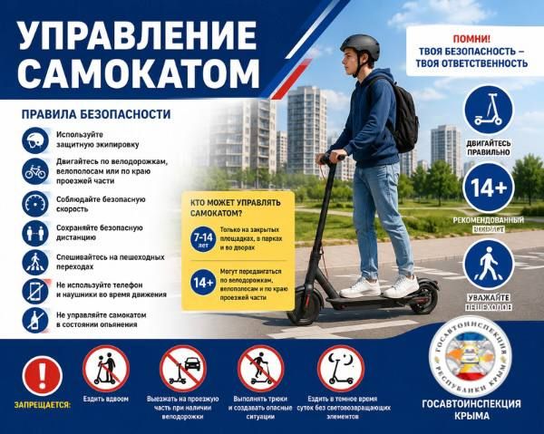 Самокат в Крыму: скорость есть – ответственности больше