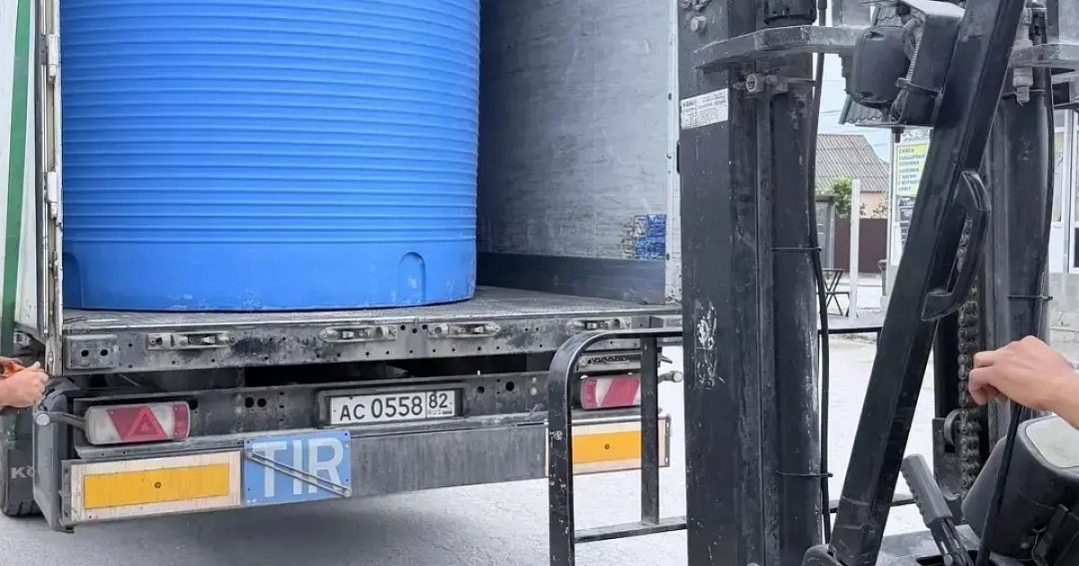 В Белогорске и районе организовали подвоз воды и создали оперативный штаб
