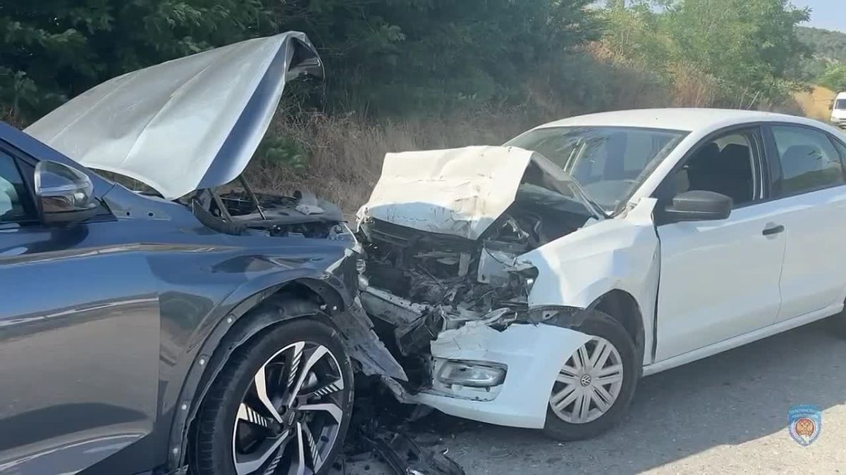 В ДТП на трассе «Танковое — Оборонное» пострадали пять человек, включая детей