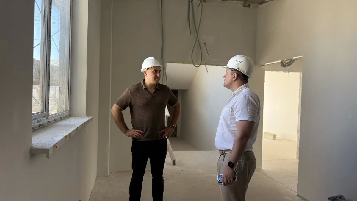 Александр Резников проверил ход строительства детского сада в Симферополе Александр Резников проверил ход строительства детского сада в Симферополе