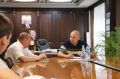 И. о. главы администрации Иван Кошель встретился с начальником отдела №40 Управления ФНС России по Республике Крым, ОП №7 (Керчь) Владимиром Яковлевичем Подсекиным