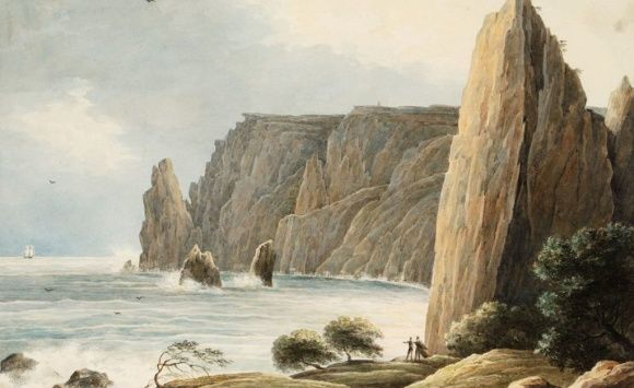 Каким видели скалы Фиолента художники классики 200 лет тому назад Каким видели скалы Фиолента художники классики 200 лет тому назад