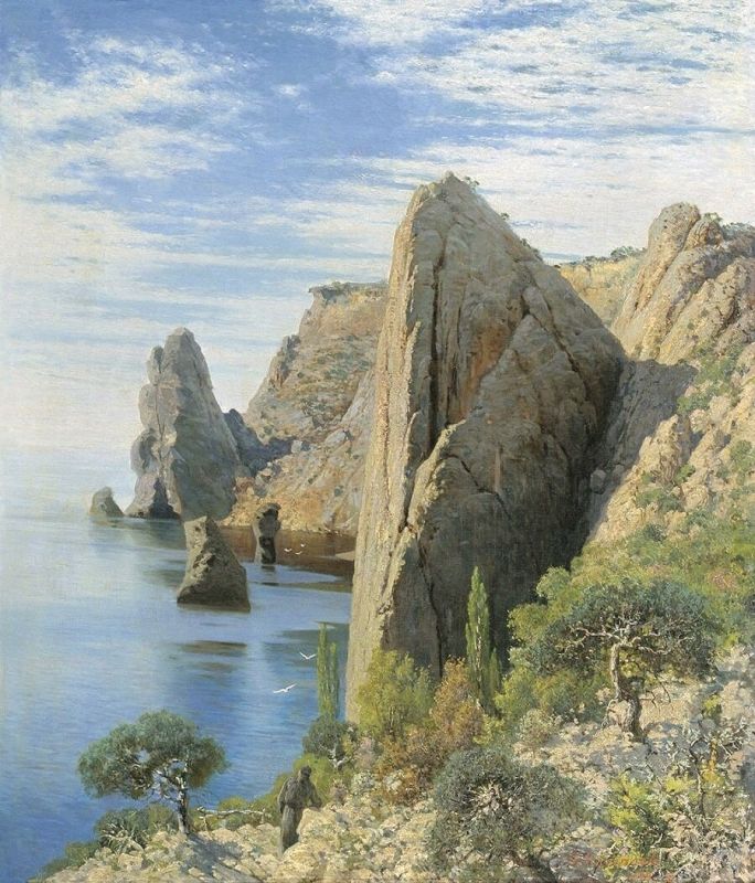 Каким видели скалы Фиолента художники классики 200 лет тому назад Каким видели скалы Фиолента художники классики 200 лет тому назад